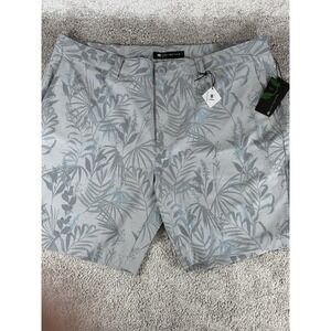 Travis Mathew Men's Shorts SZ: 40 Golf Performance Stretch PALM LEAF Print, NEW